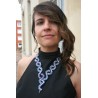 Collier et Boucles d'oreille tissage en «S»