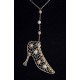 Collier en wire wrapping "chaussure"