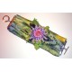 Bracelet en shibori et peyote "fleurs"
